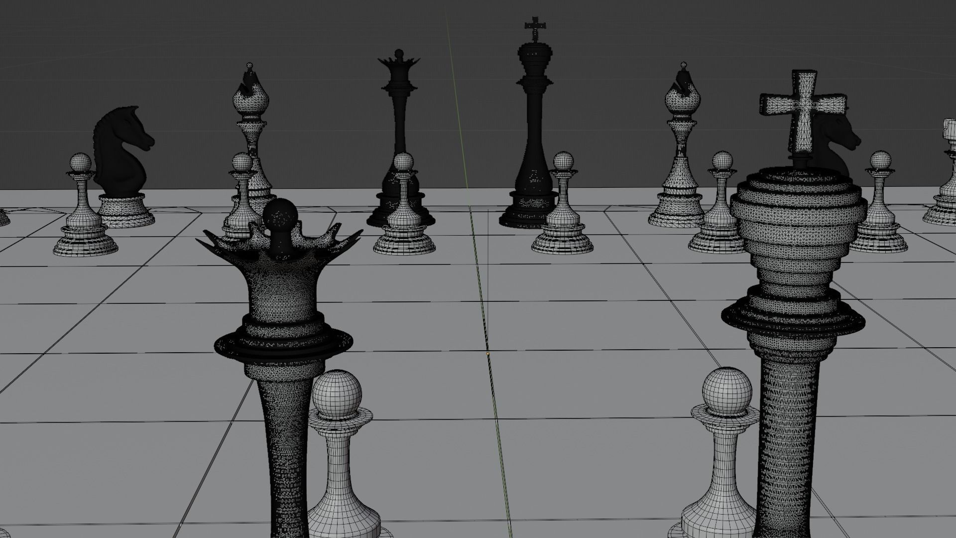 Chessboard 3D model_12