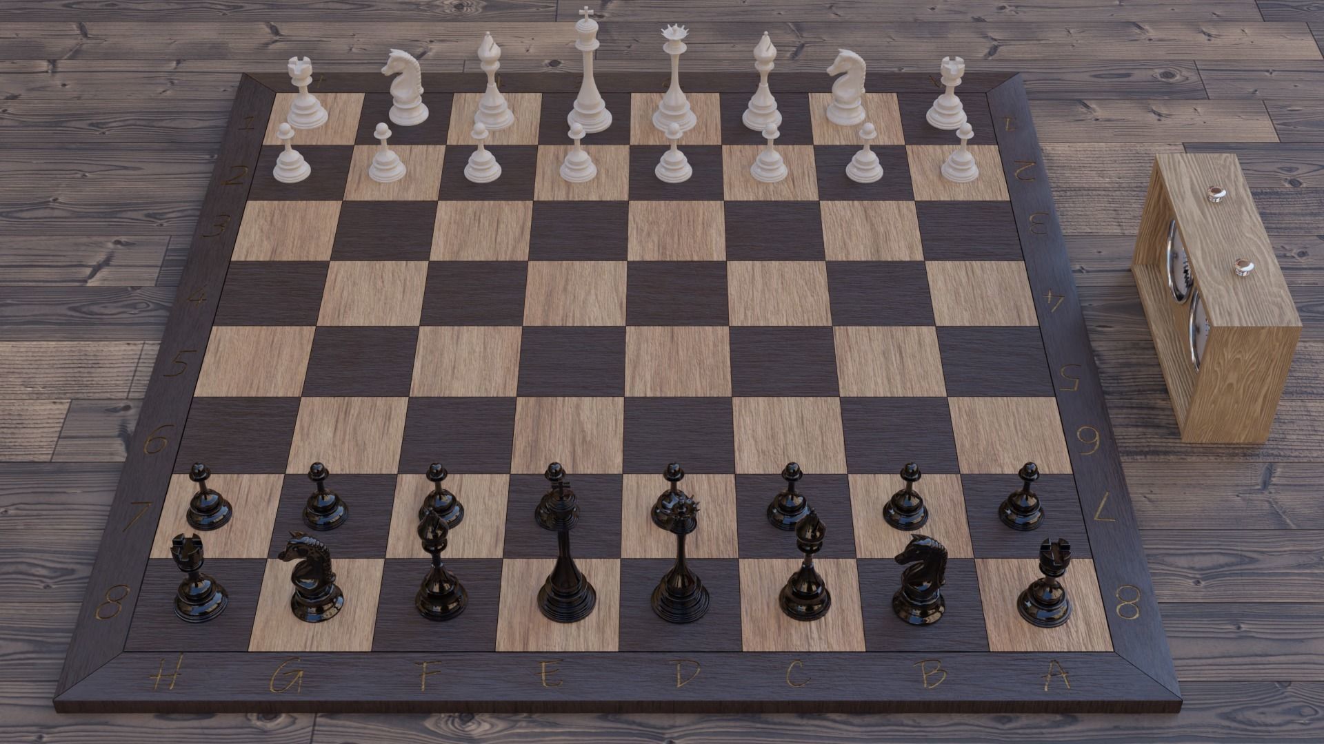 Chessboard 3D model_1