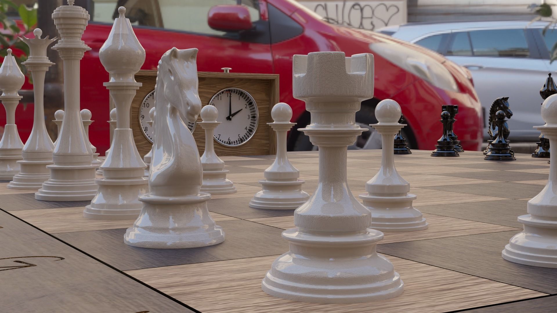 Chessboard 3D model_2