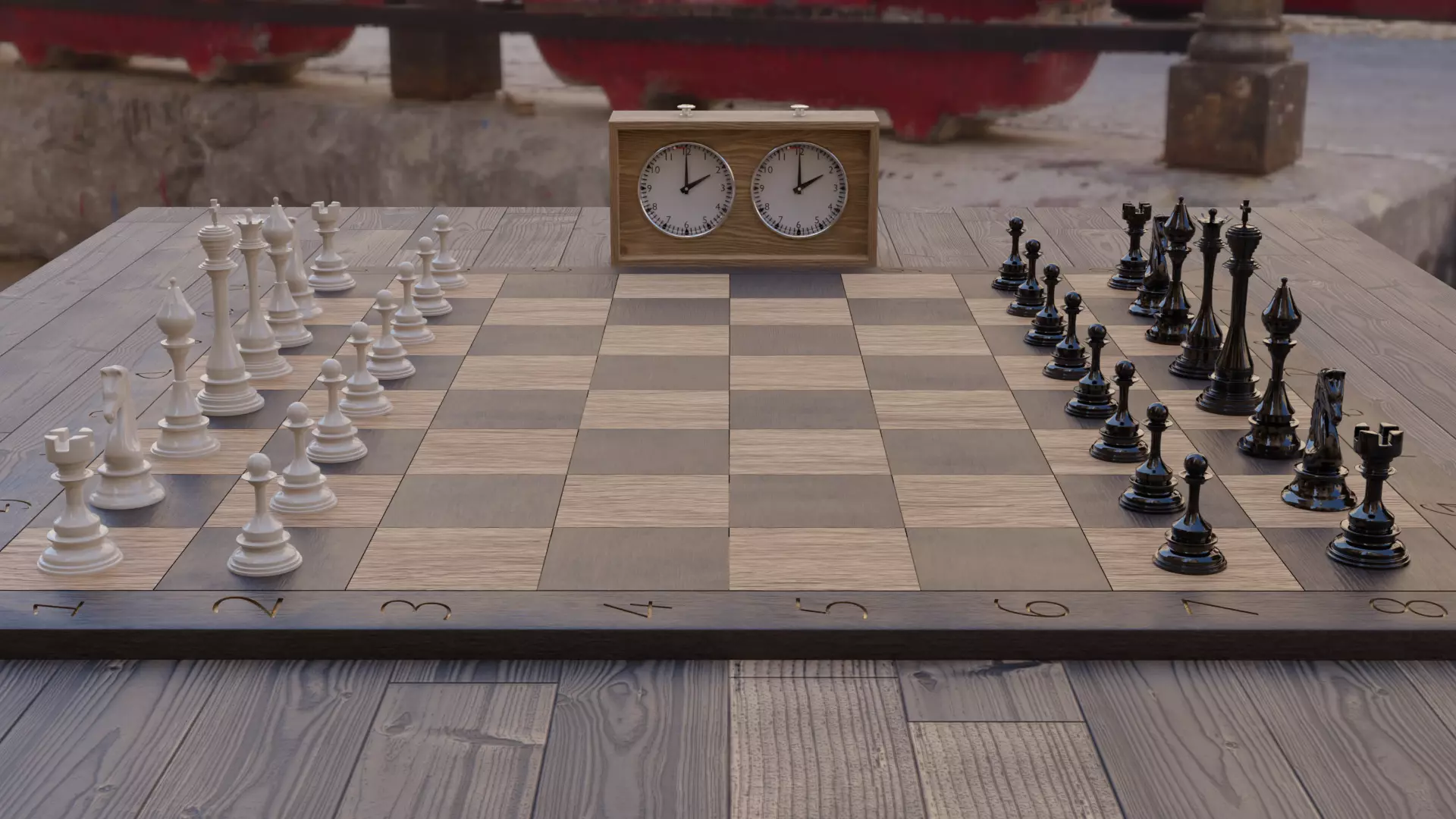Chessboard 3D model_0