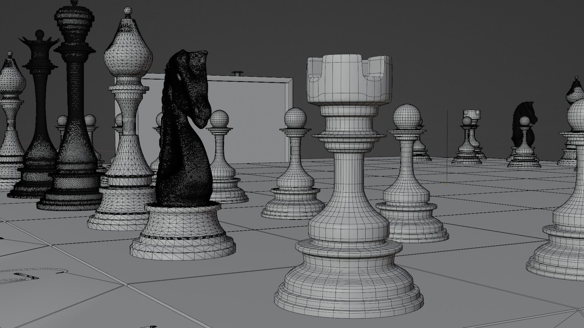 Chessboard 3D model_10