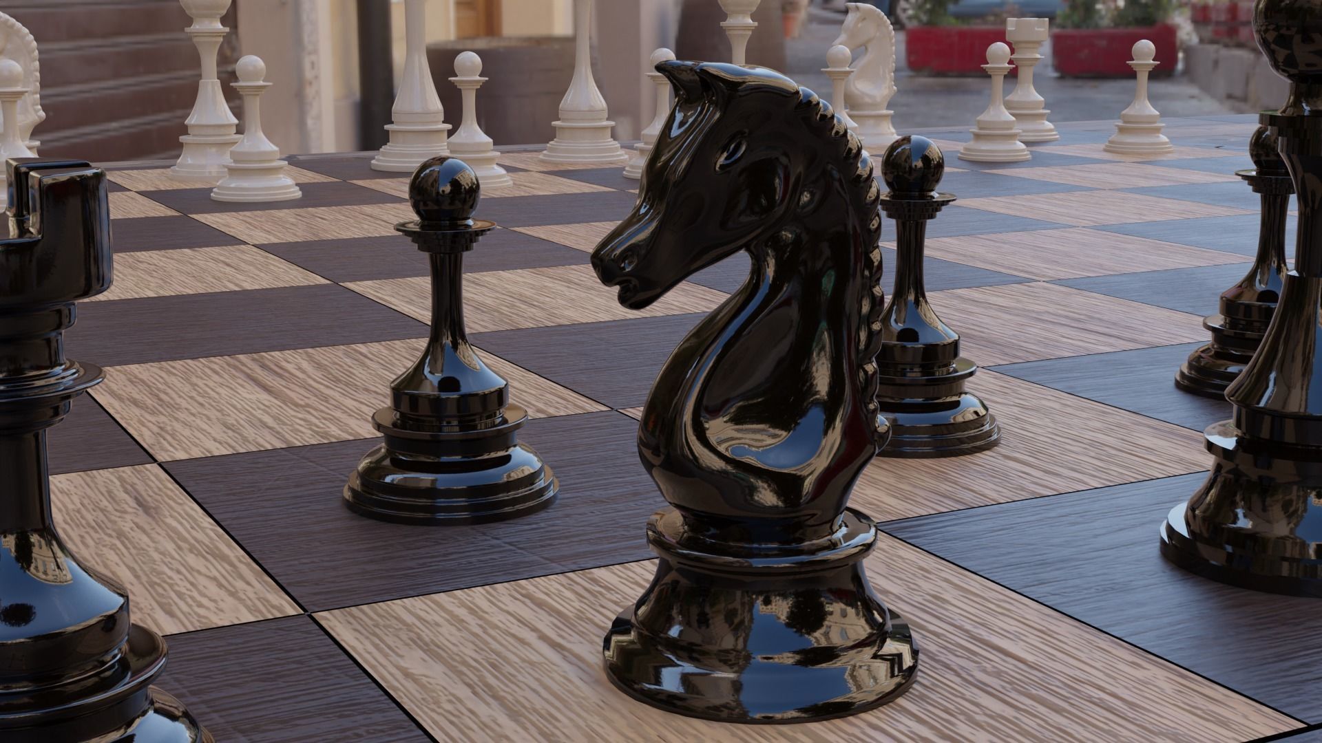 Chessboard 3D model_5