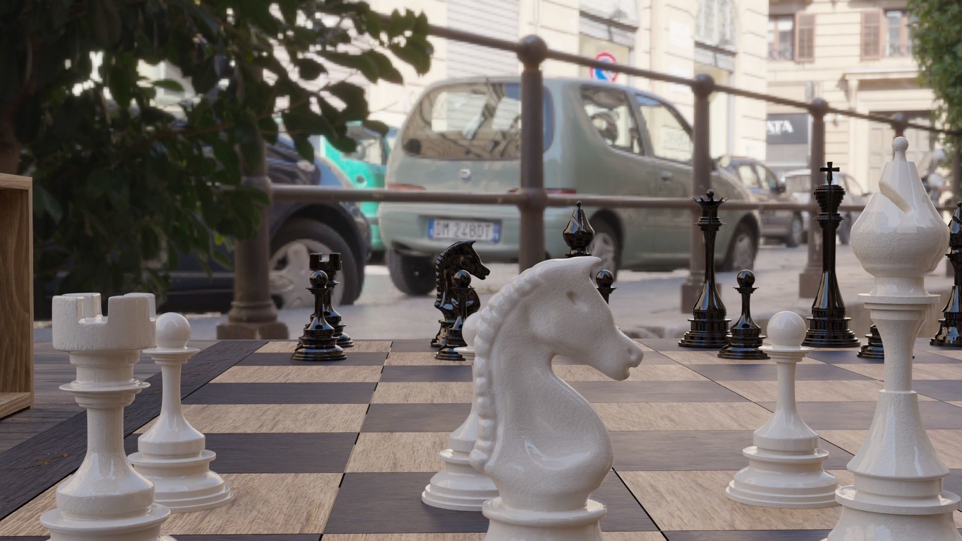 Chessboard 3D model_3
