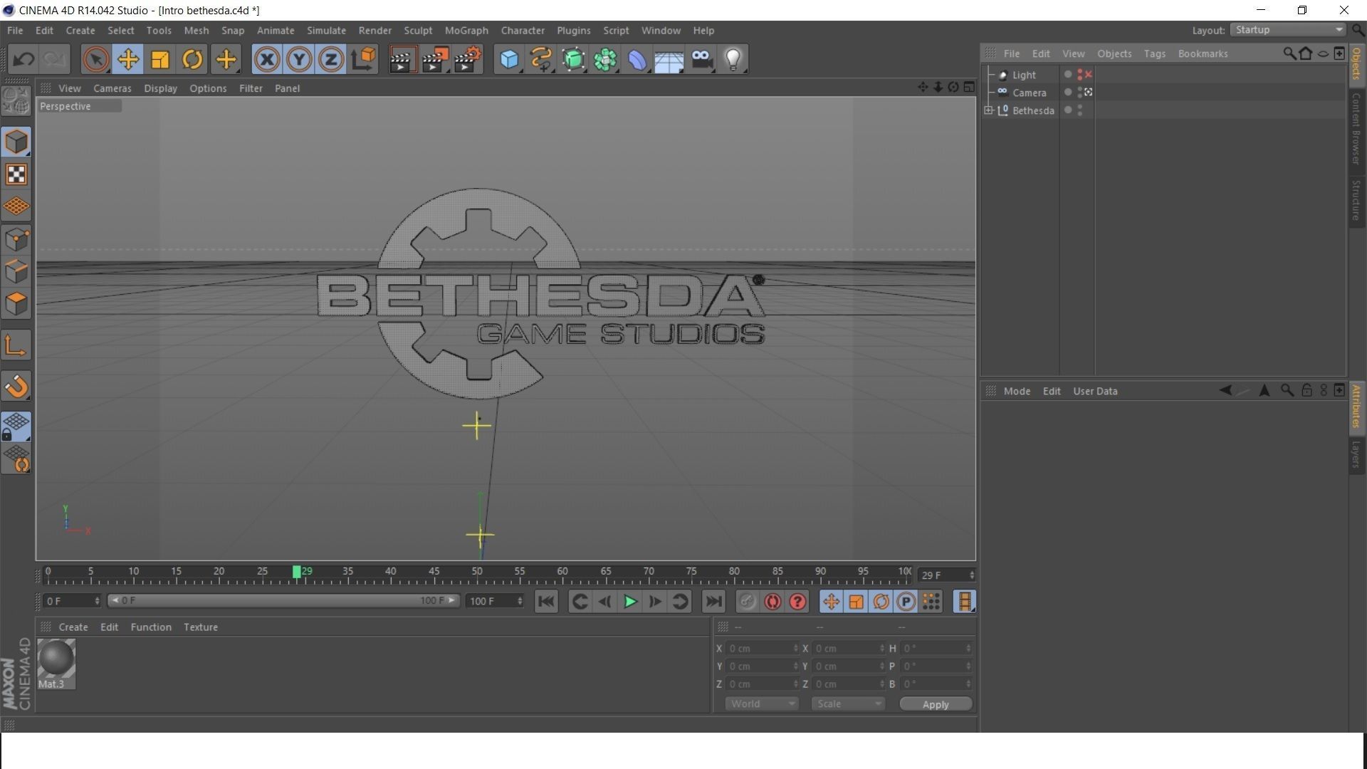 Bethesda animation  3D model_1