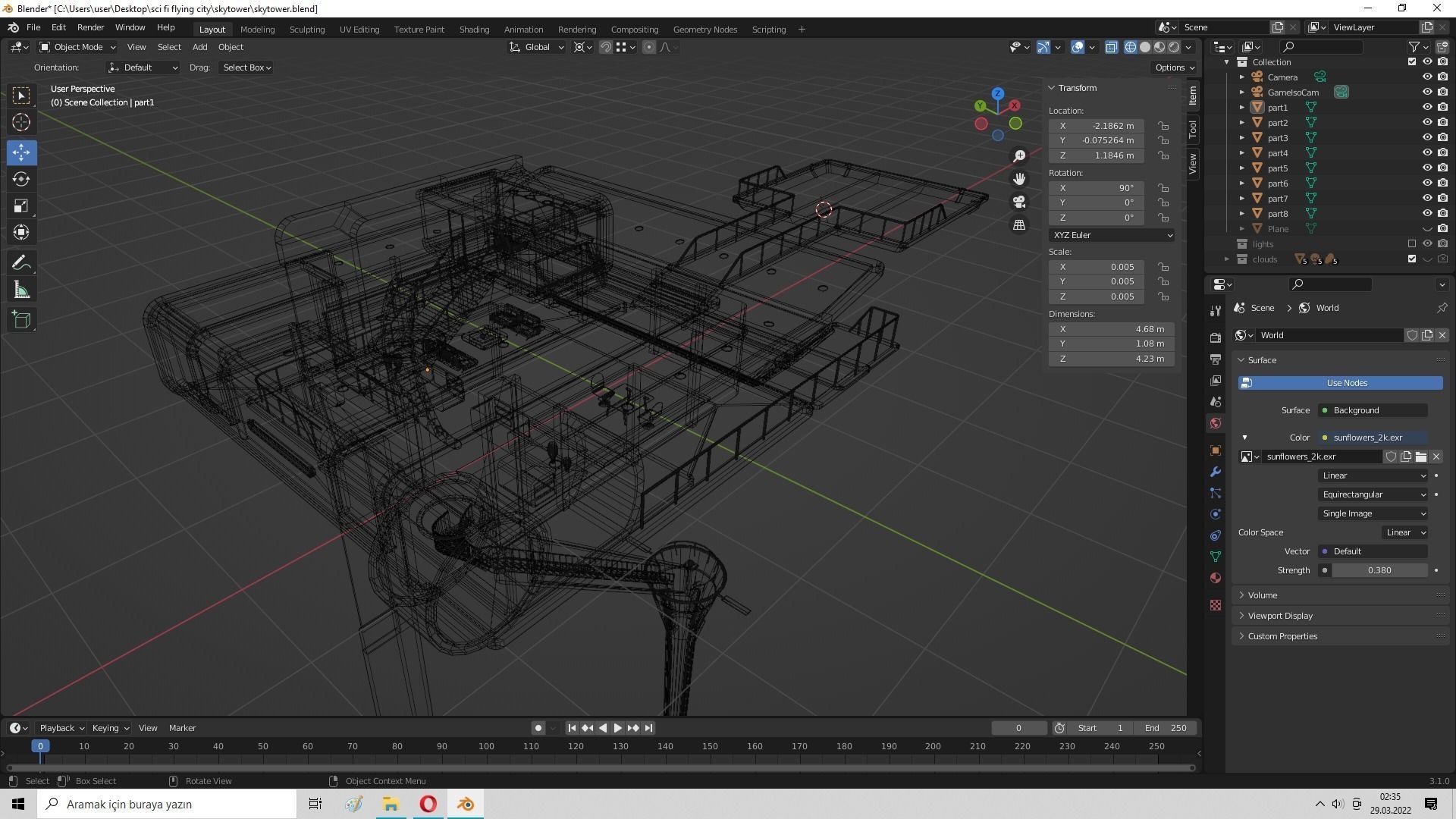 Sky Tower - Oblivion Low-poly 3D model_50
