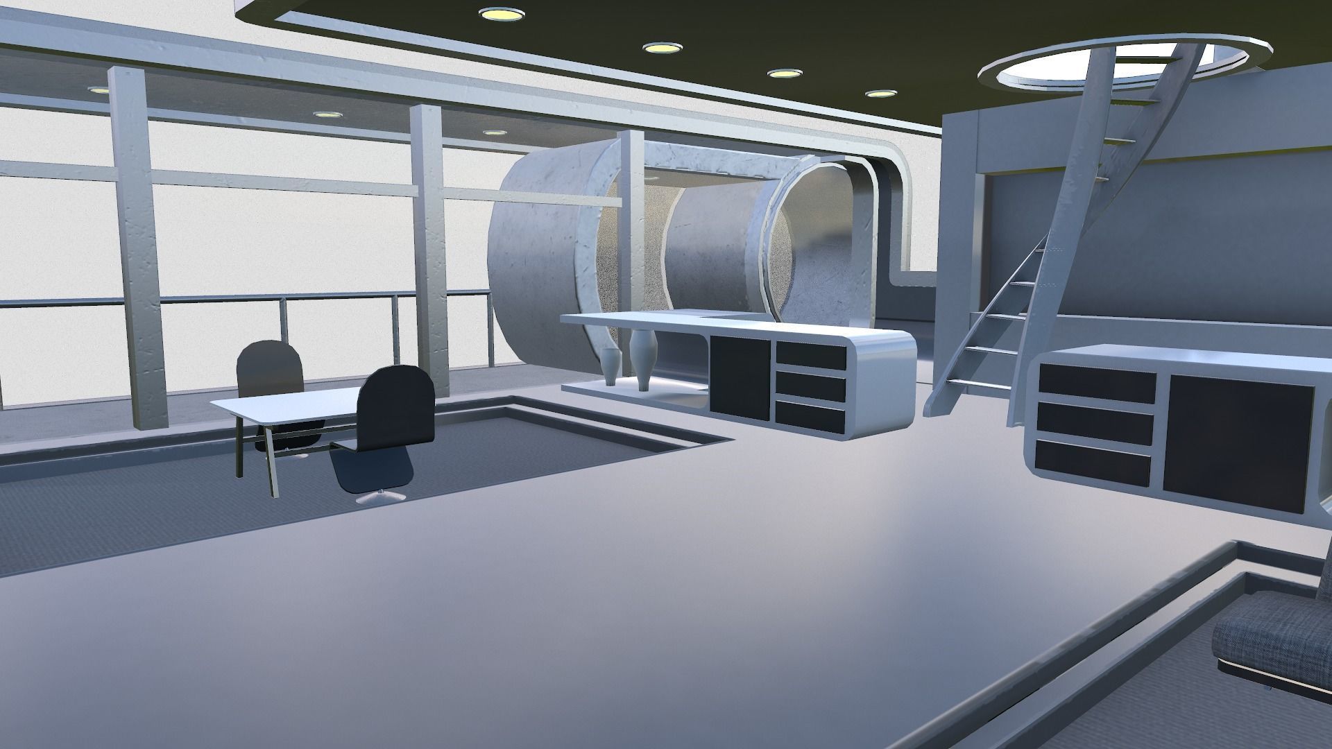 Sky Tower - Oblivion Low-poly 3D model_12