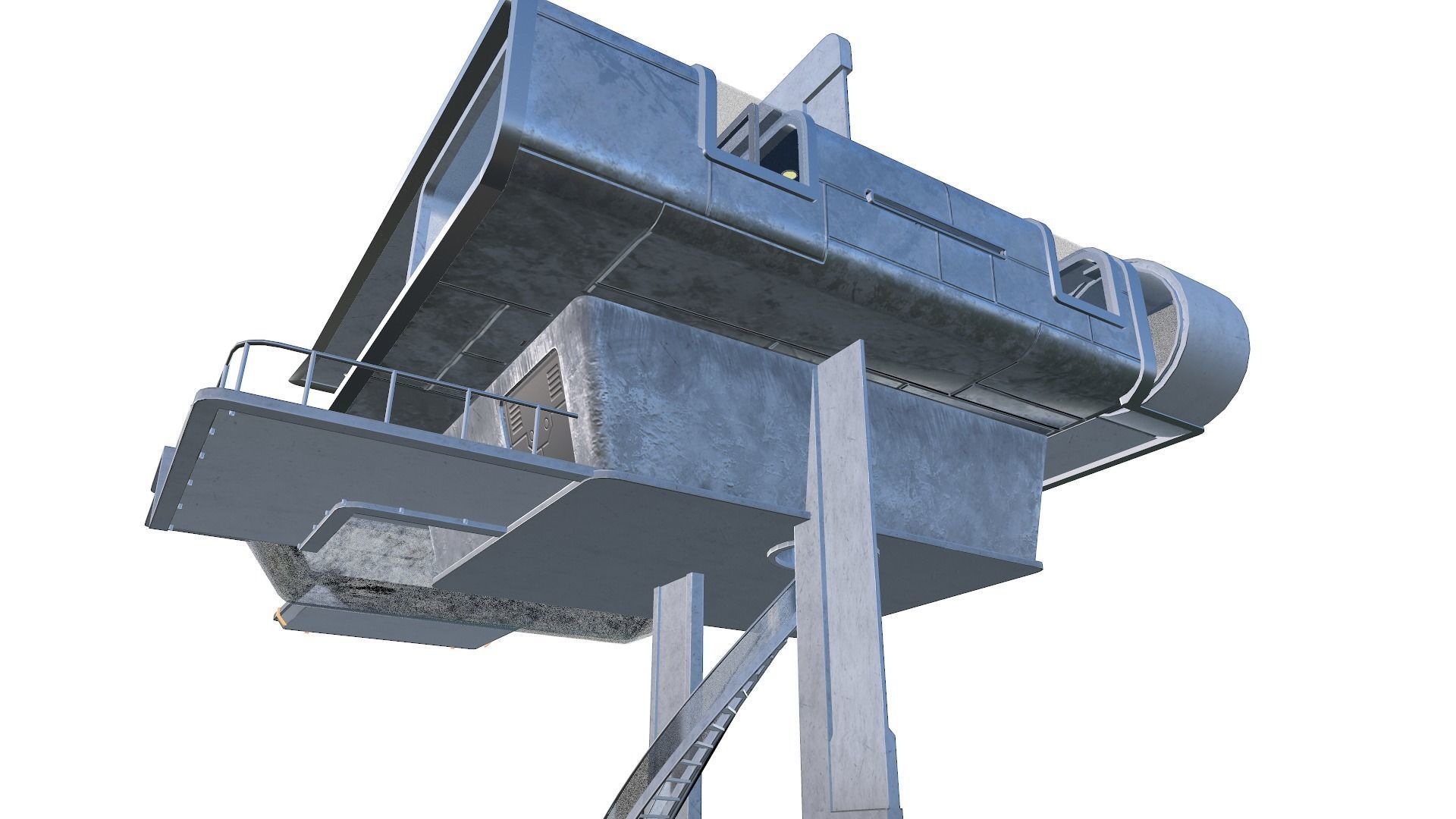 Sky Tower - Oblivion Low-poly 3D model_19