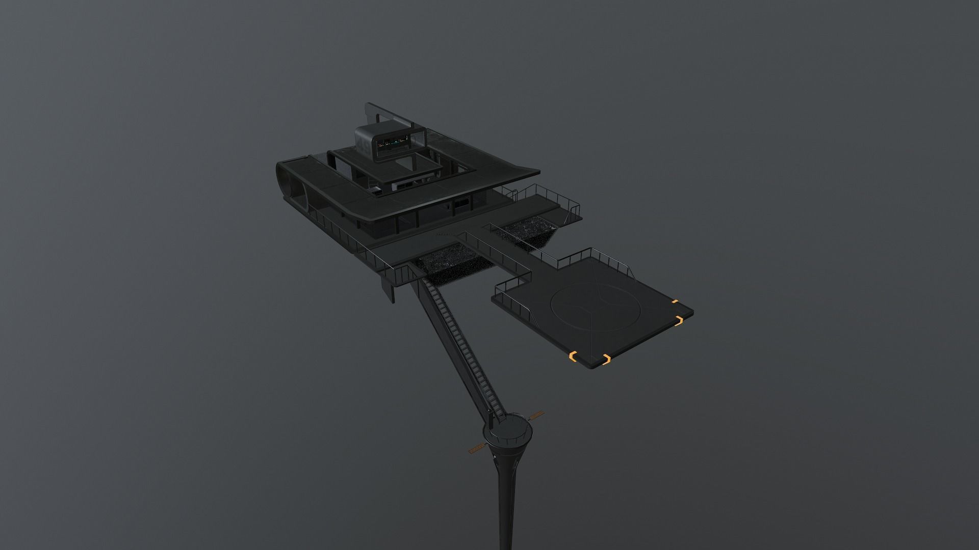 Sky Tower - Oblivion Low-poly 3D model_44