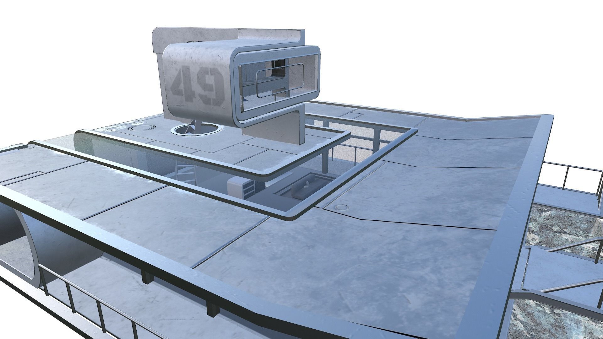 Sky Tower - Oblivion Low-poly 3D model_13