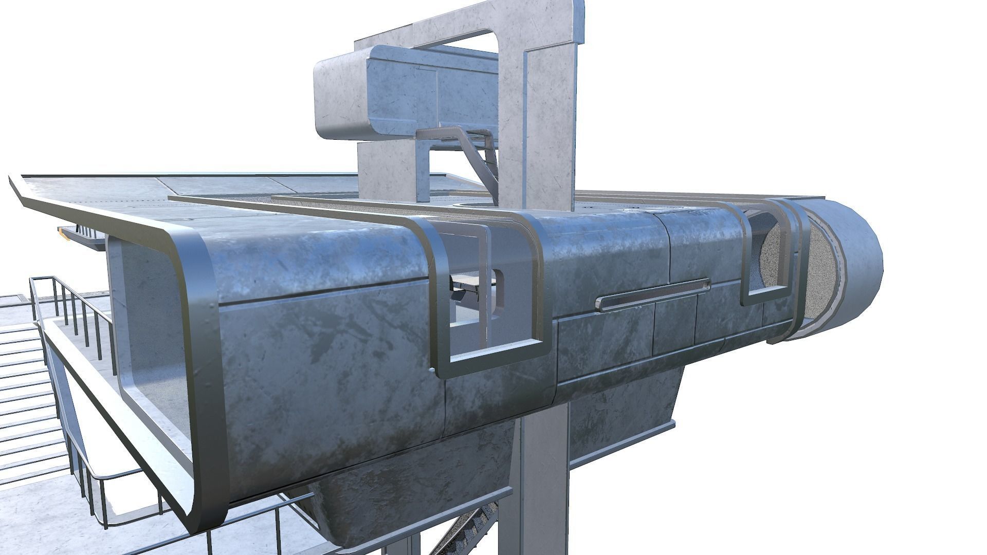 Sky Tower - Oblivion Low-poly 3D model_17