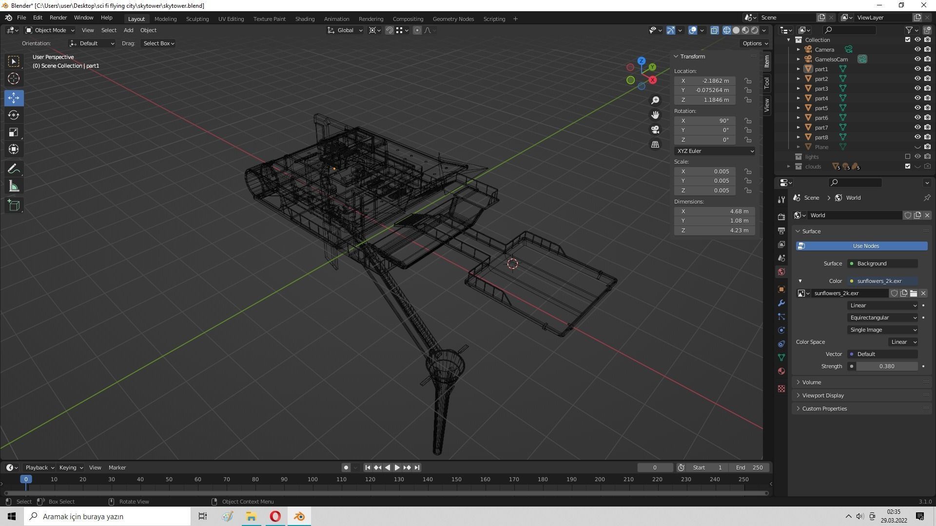 Sky Tower - Oblivion Low-poly 3D model_49