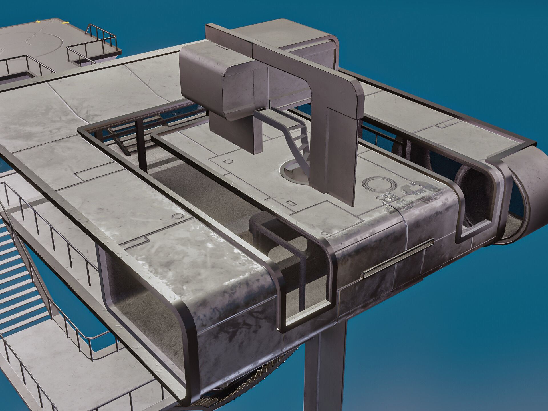 Sky Tower - Oblivion Low-poly 3D model_3