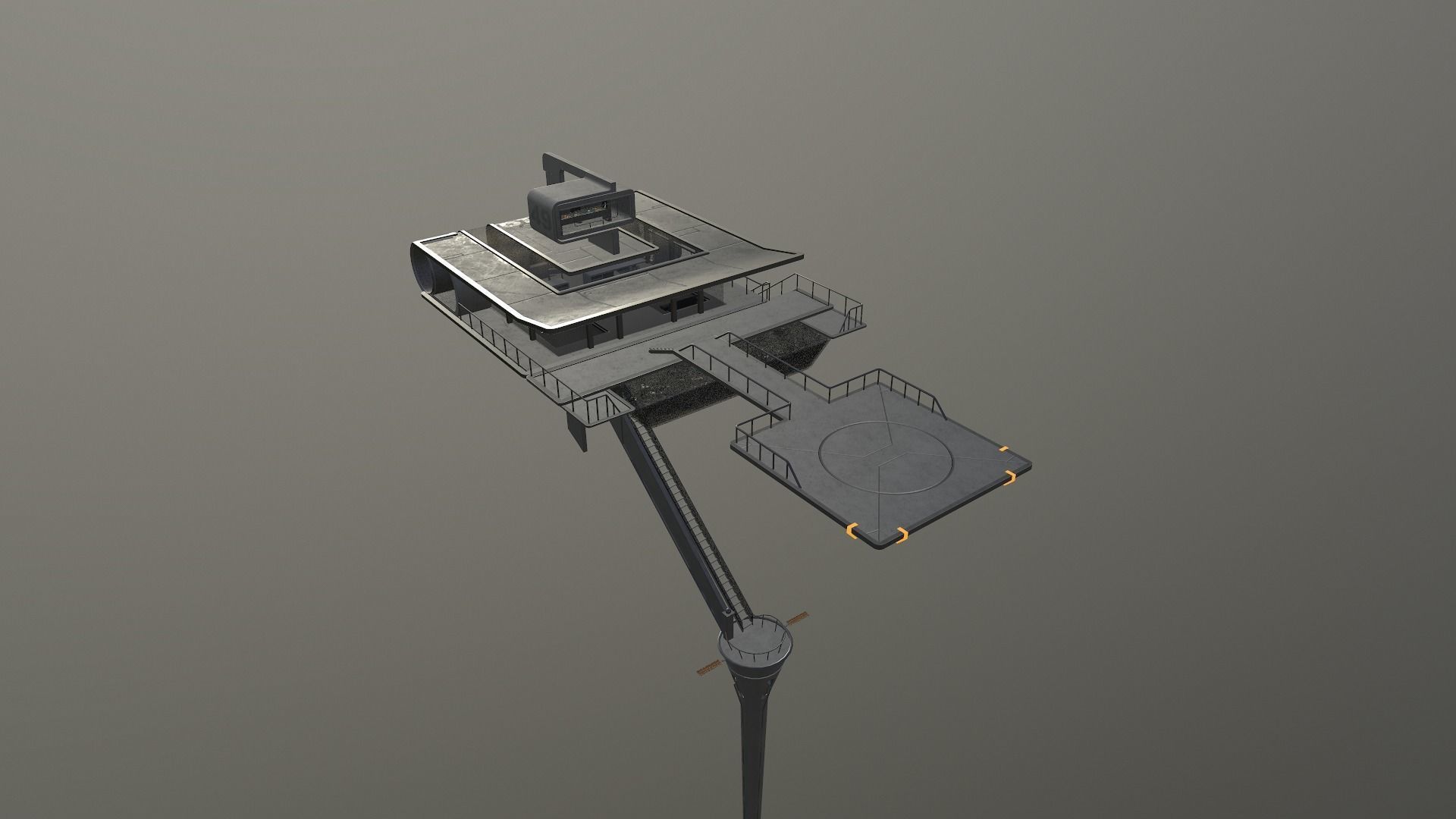 Sky Tower - Oblivion Low-poly 3D model_31
