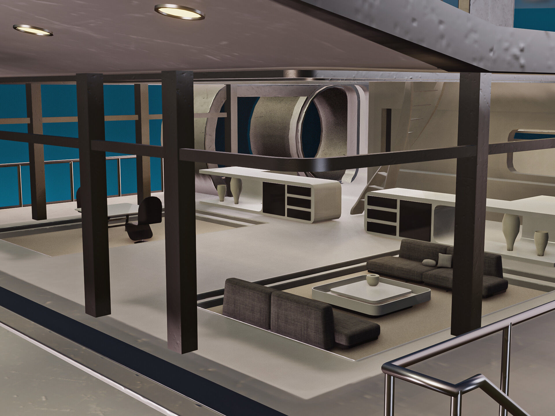 Sky Tower - Oblivion Low-poly 3D model_5