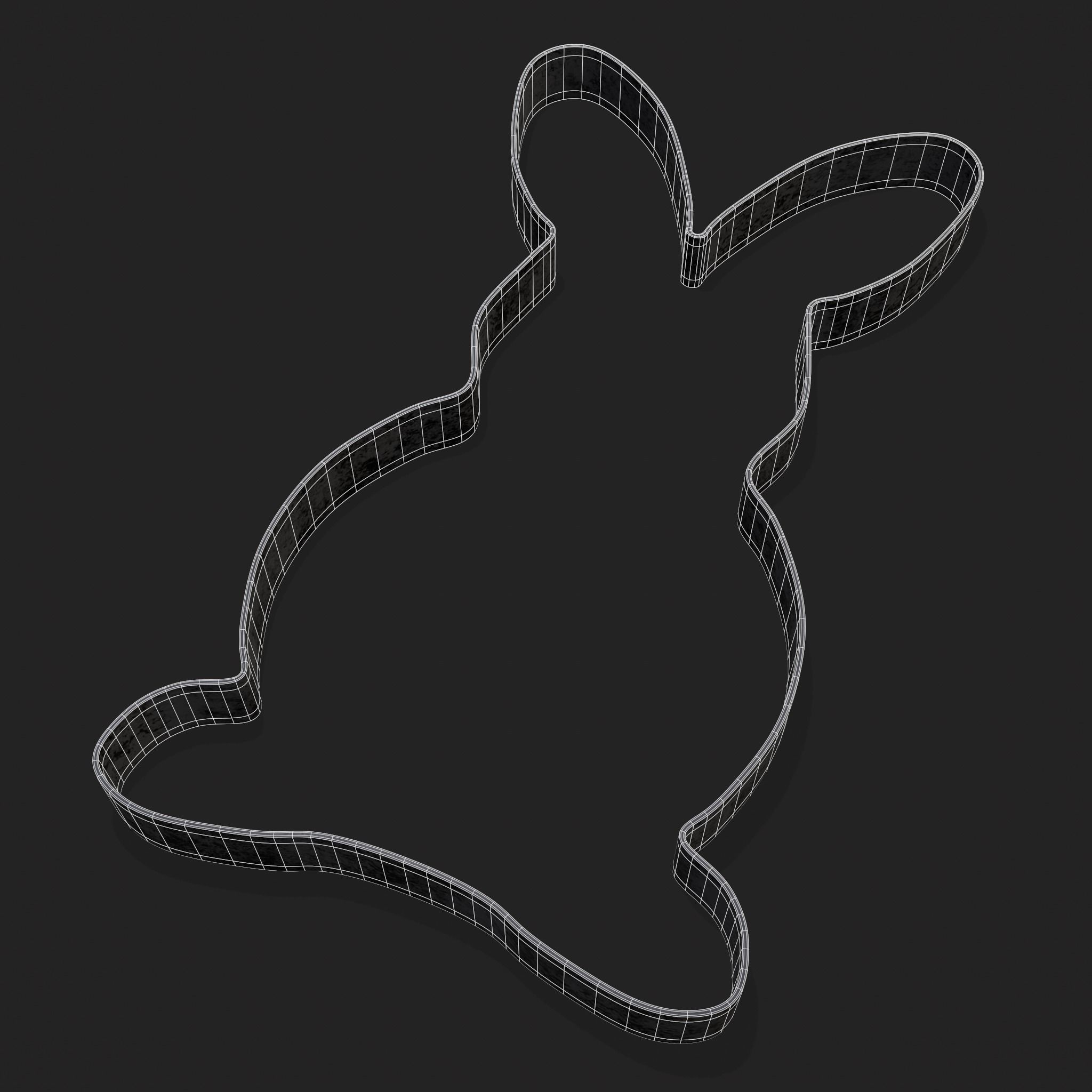 Easter Cookie Cutters  Low-poly 3D model_12