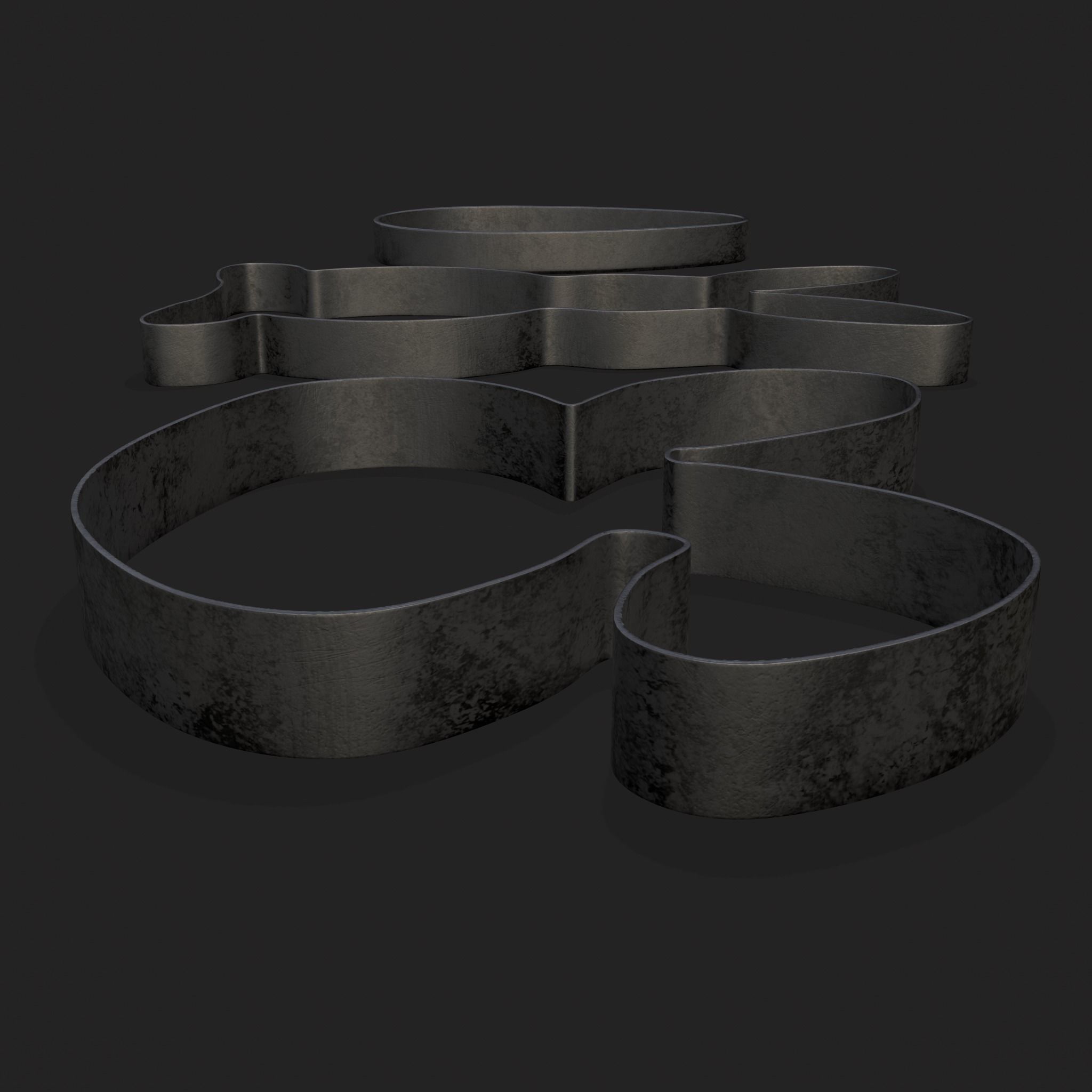 Easter Cookie Cutters  Low-poly 3D model_19