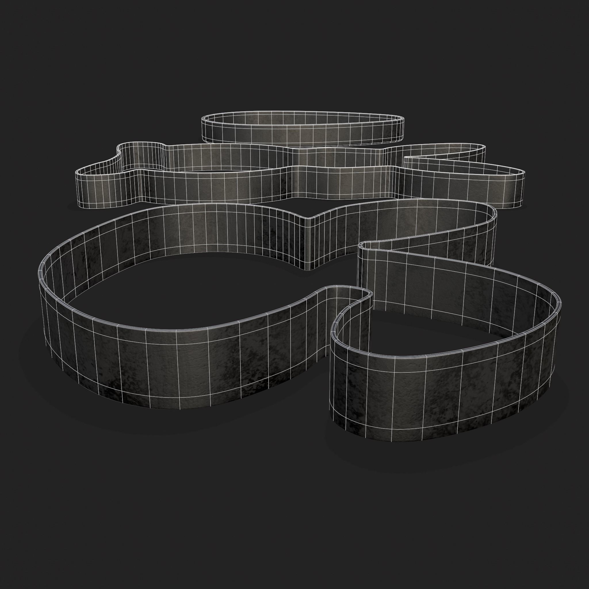 Easter Cookie Cutters  Low-poly 3D model_20