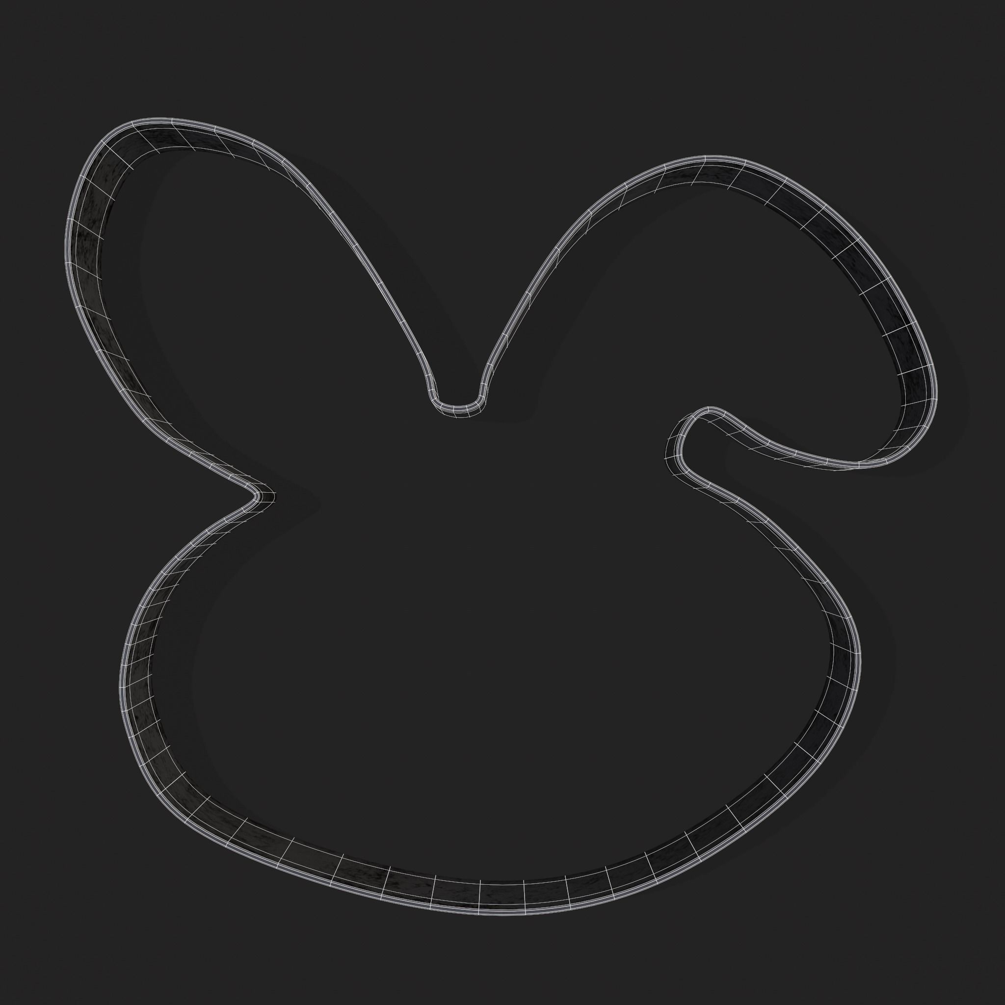 Easter Cookie Cutters  Low-poly 3D model_18