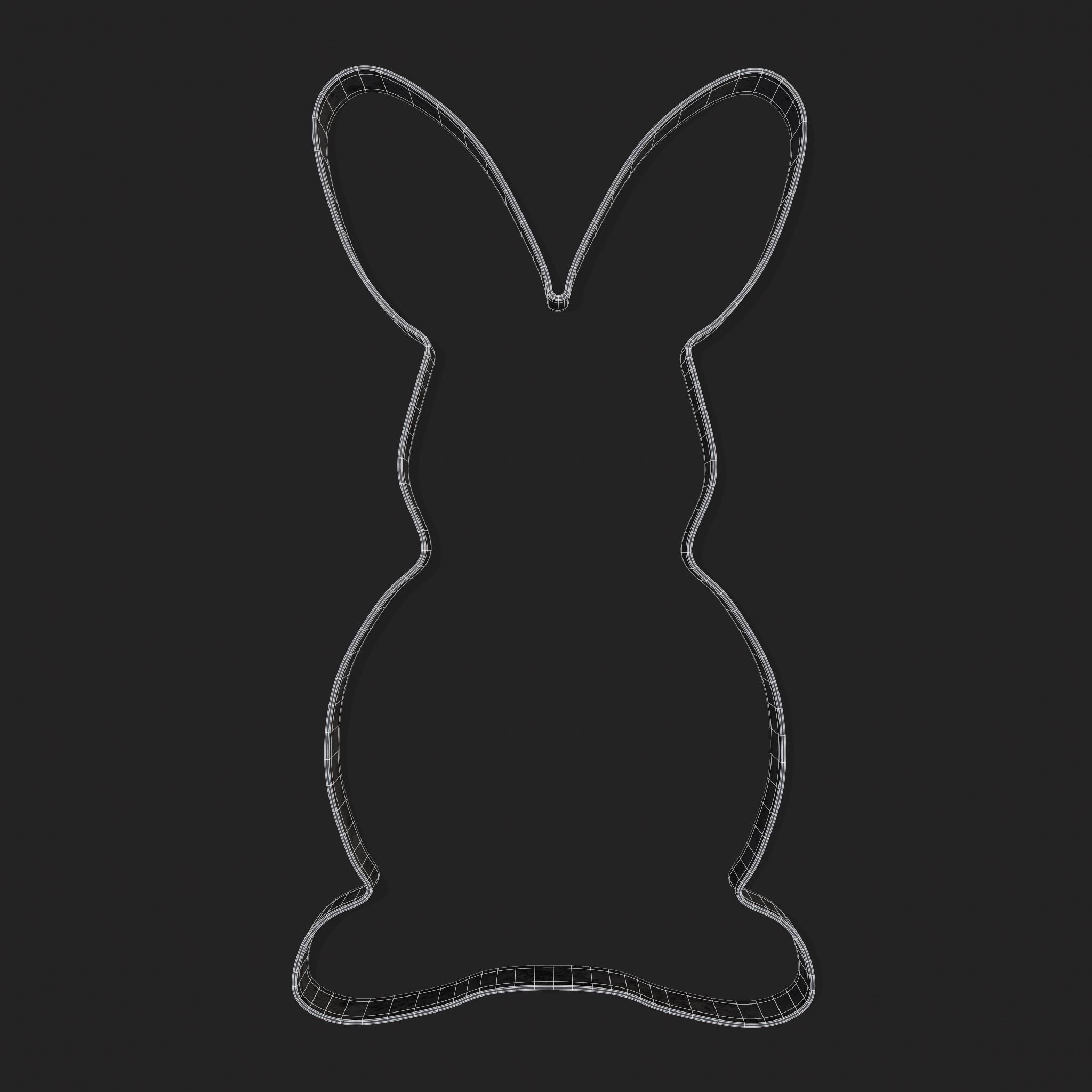 Easter Cookie Cutters  Low-poly 3D model_14