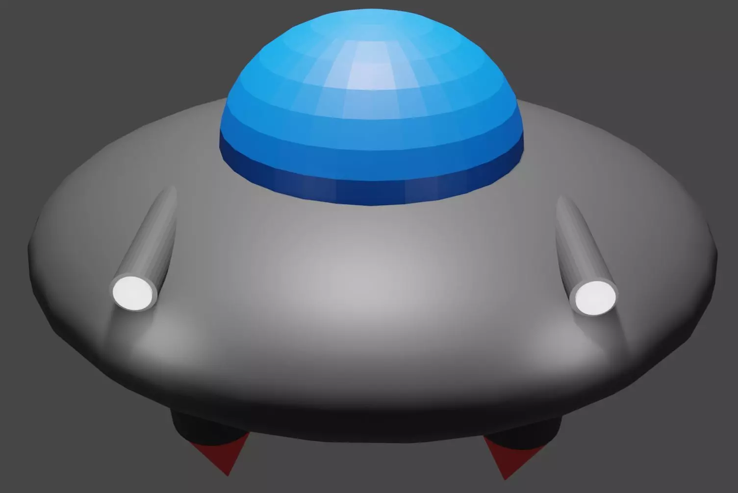 hover car 2 Free 3D model_0