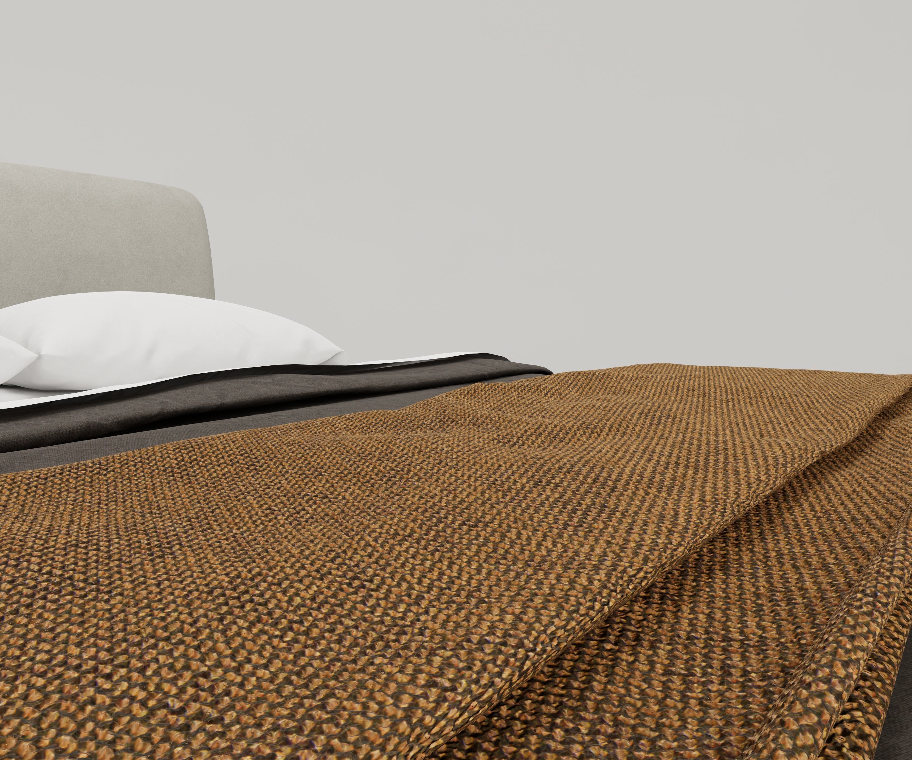 Bed Family for Revit Three sizes Full Queen and King 3D model_10