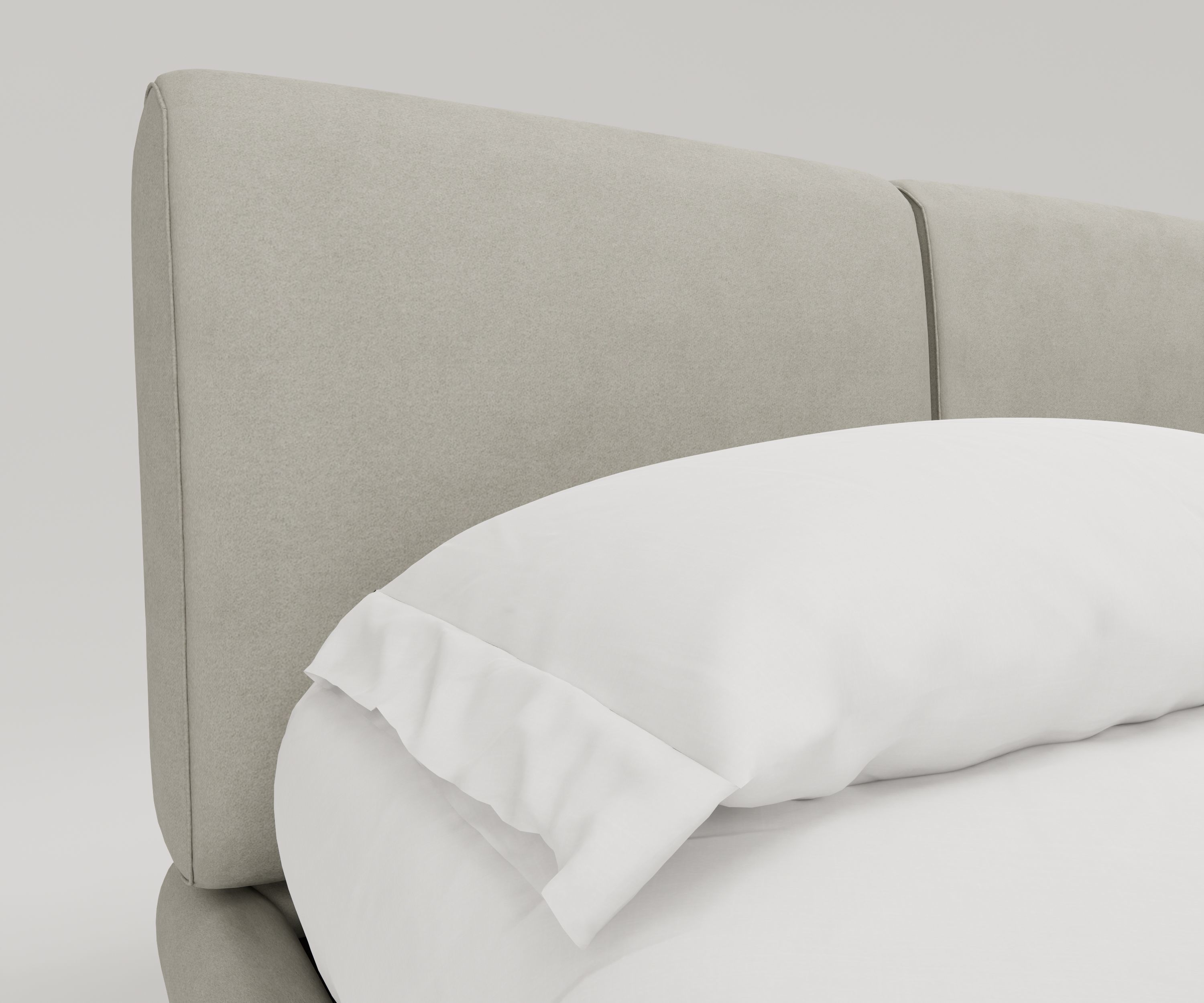 Bed Family for Revit Three sizes Full Queen and King 3D model_8