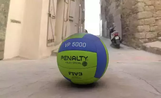 VoleyBall ball on street