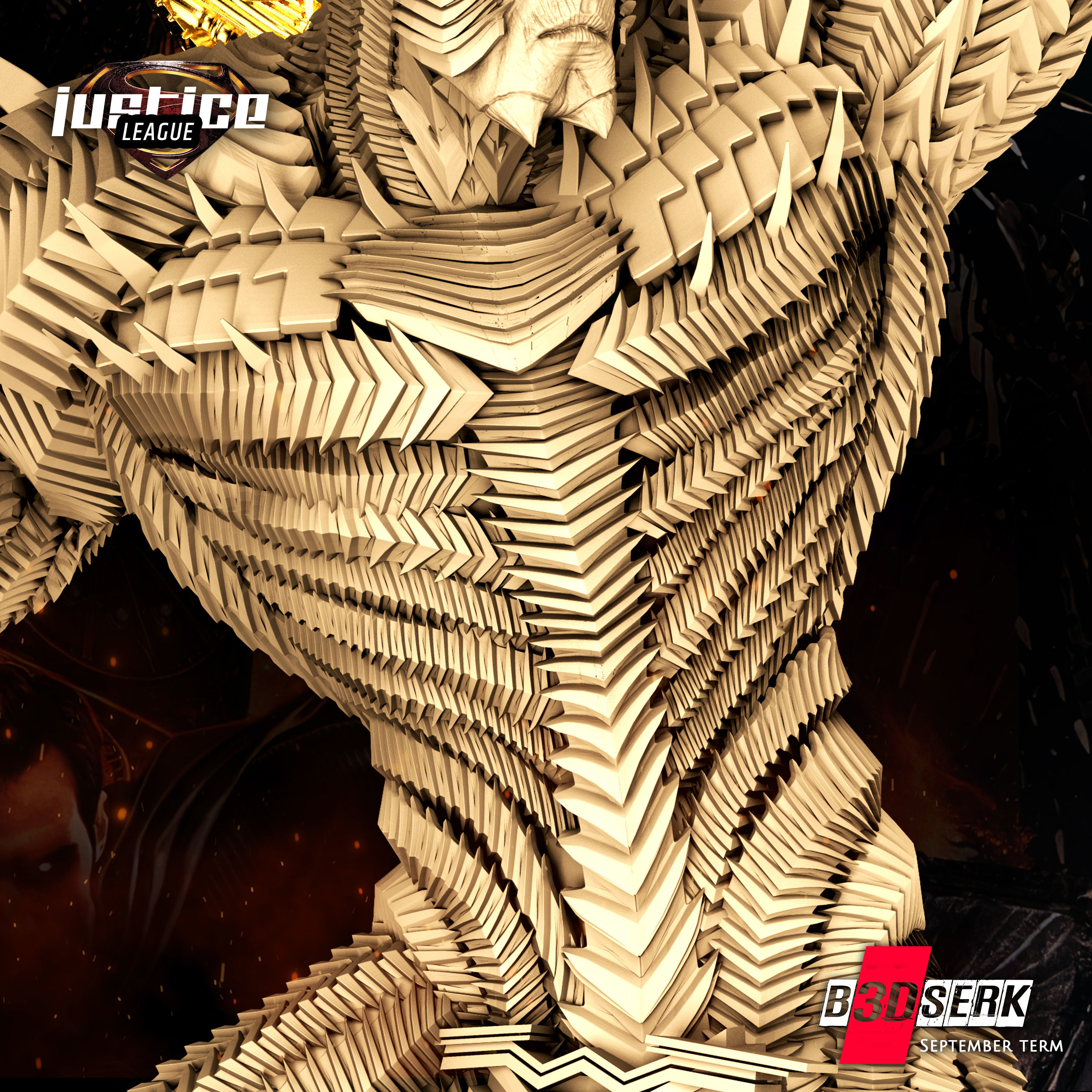 B3DSERK September Term Steppenwolf Sculpture 3D print model_6