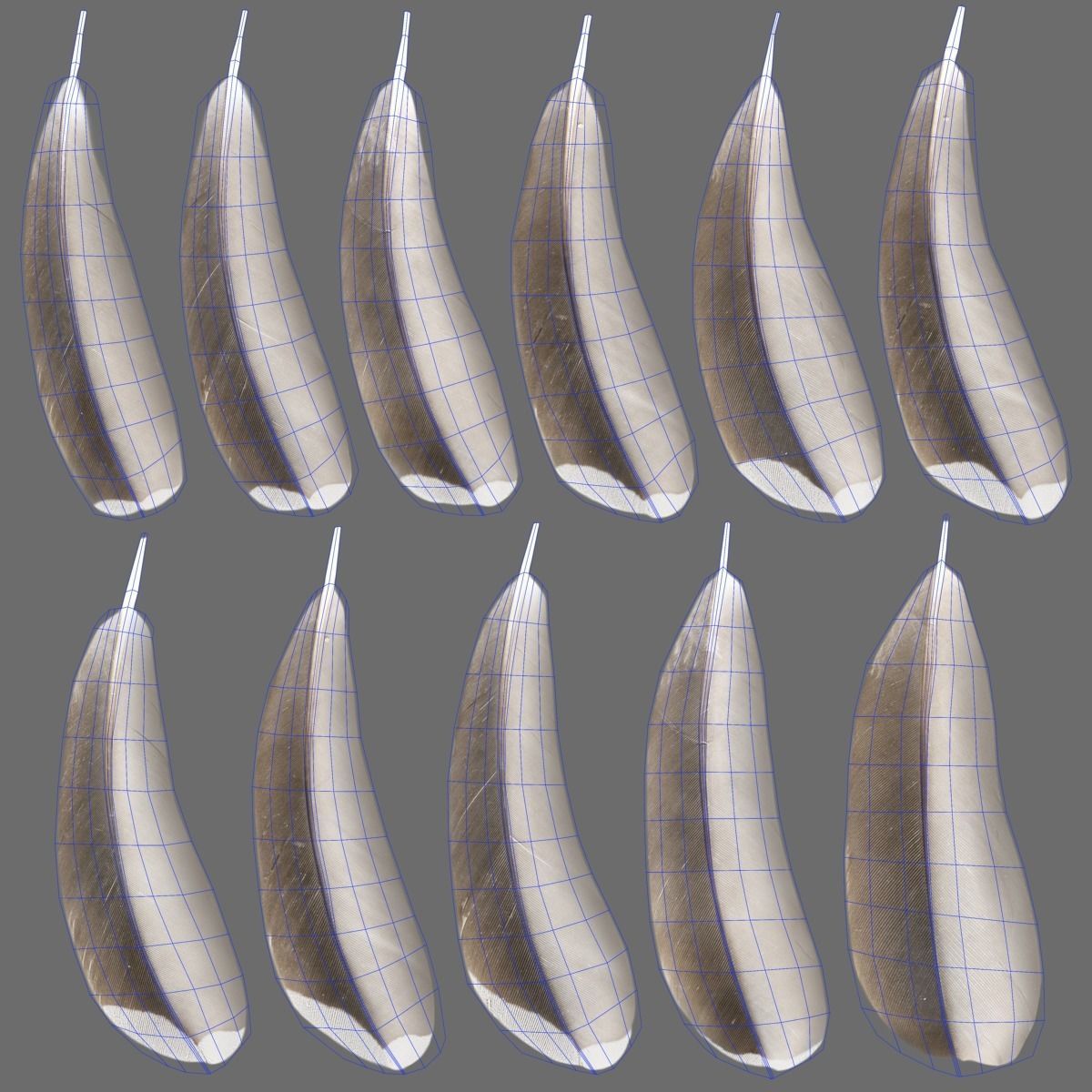 Mandarin Duck Male Animated VFX Grace 3D model_39