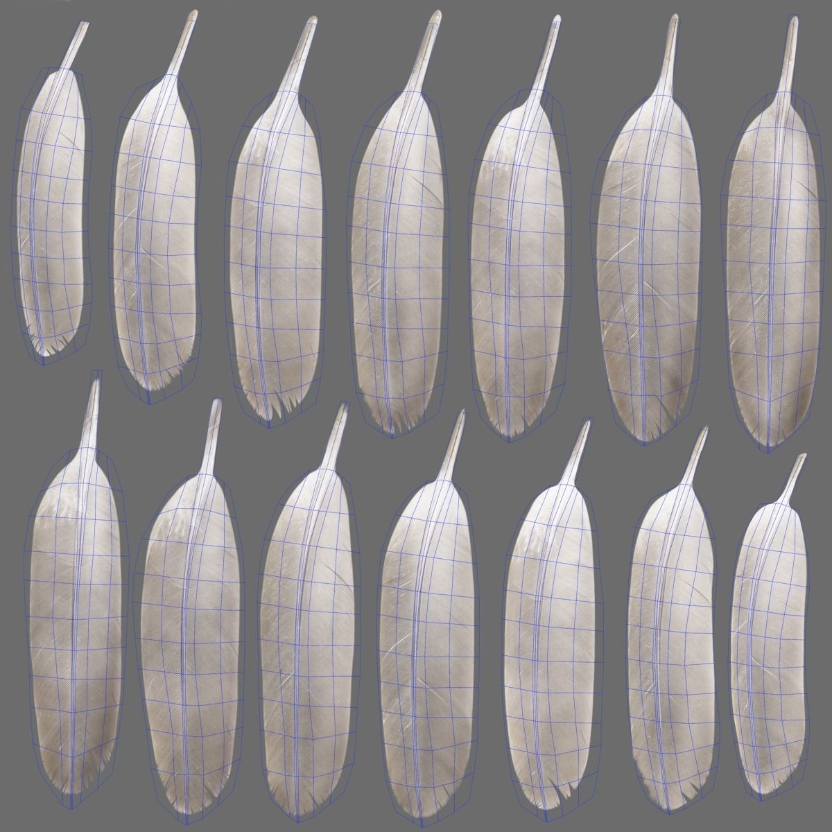 Mandarin Duck Male Animated VFX Grace 3D model_36