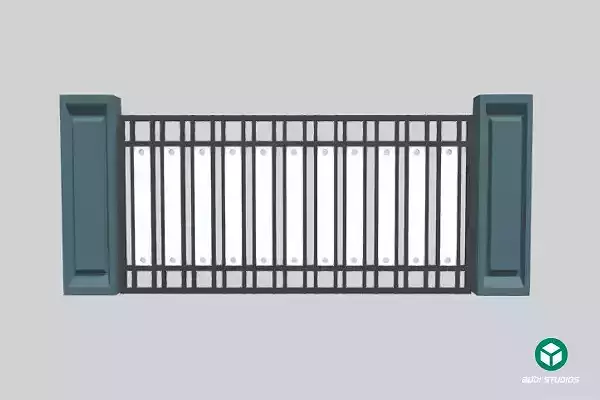 Pagar Rumah Besi Minimalis v1