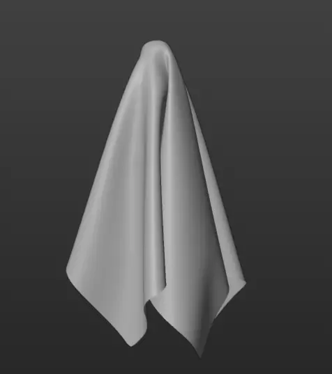 ghost cloth Free 3D model_0