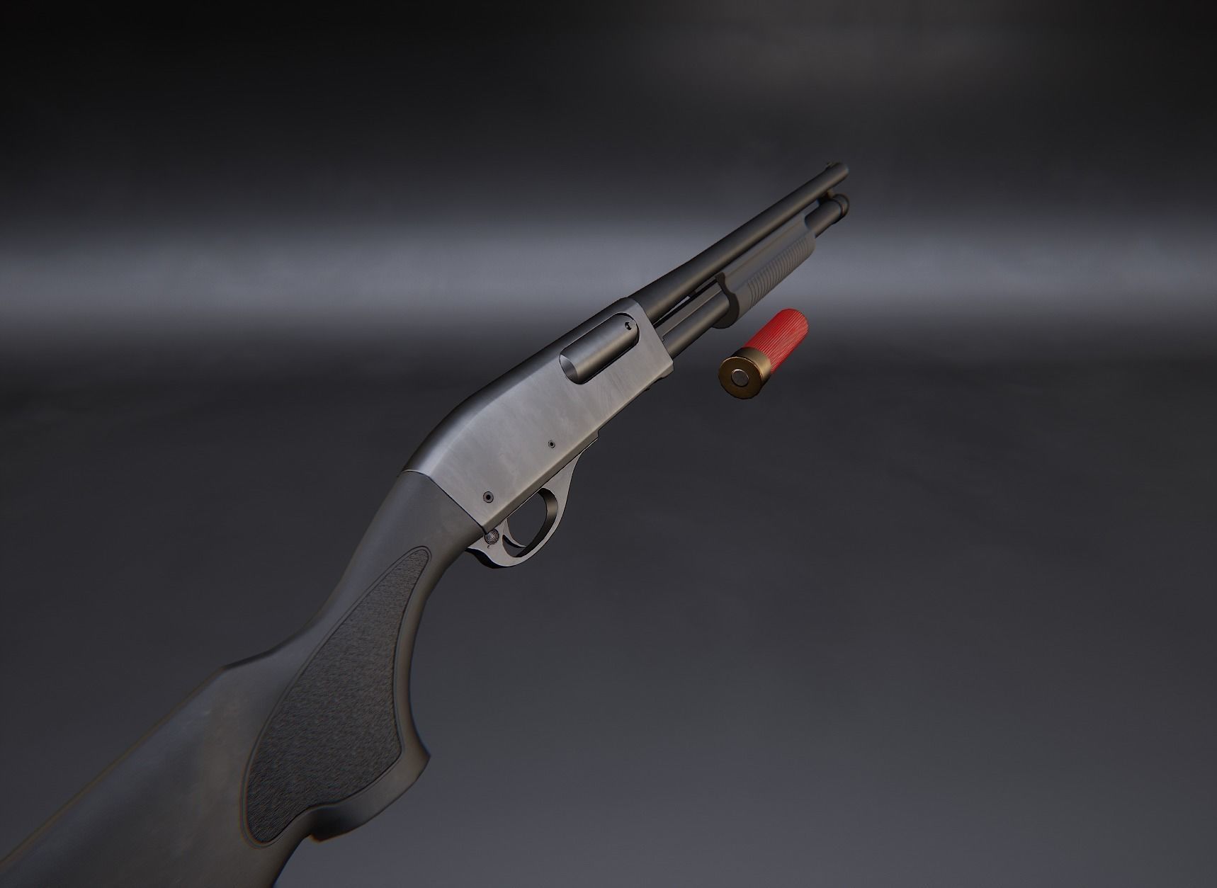 Modern AAA Shotgun Pack Game Ready PBR Low-poly 3D model_31