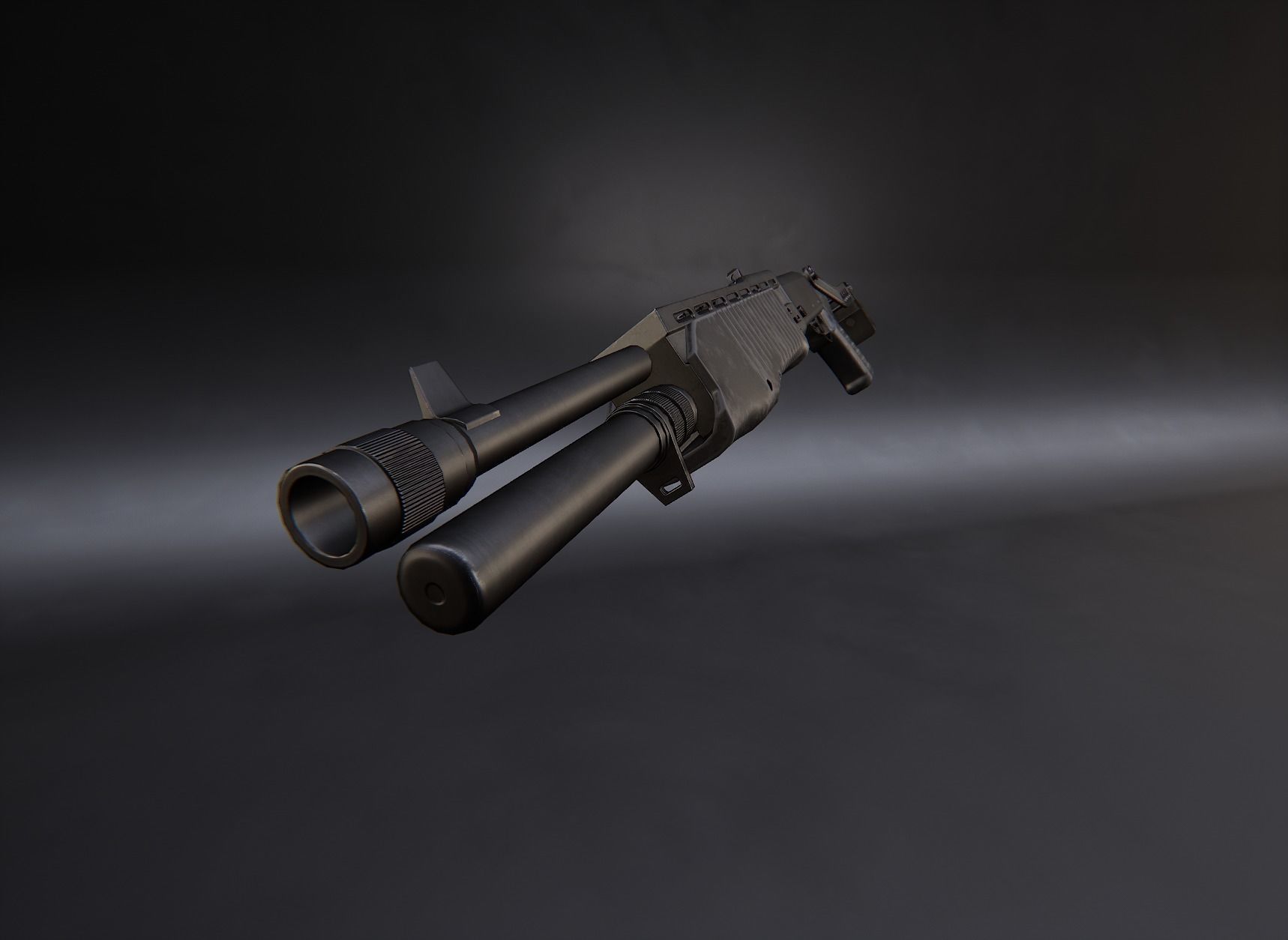 Modern AAA Shotgun Pack Game Ready PBR Low-poly 3D model_33