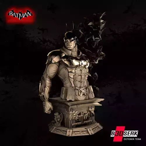 B3DSERK October Term Batman Arkham Knight Bust 3D print model