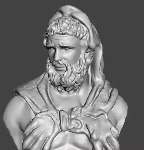 Hercules bust 3d printing