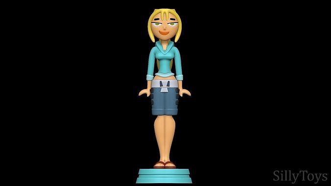 Bridgette - Total Drama 3D print model