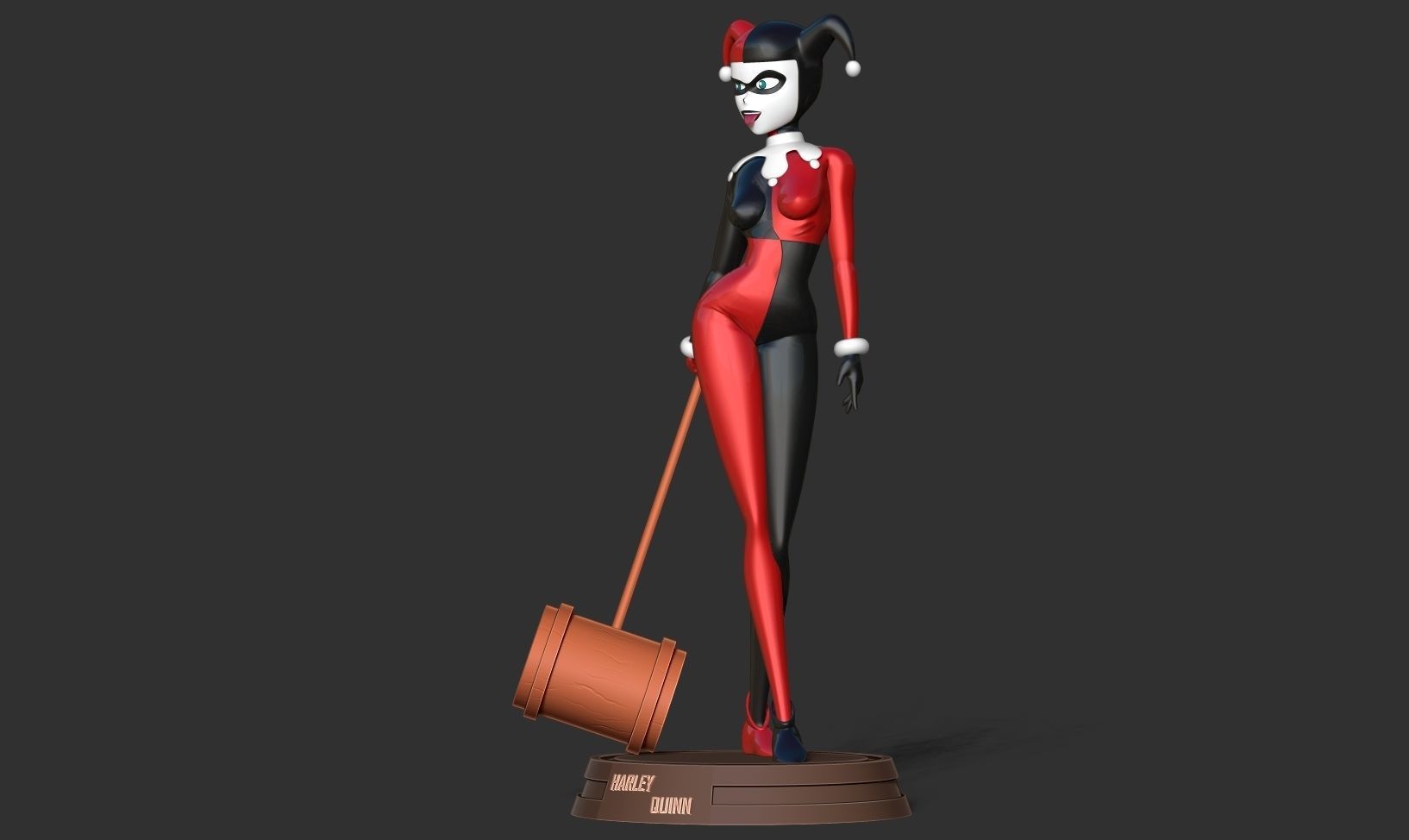 Classic Harley Quinn 3D print model_12