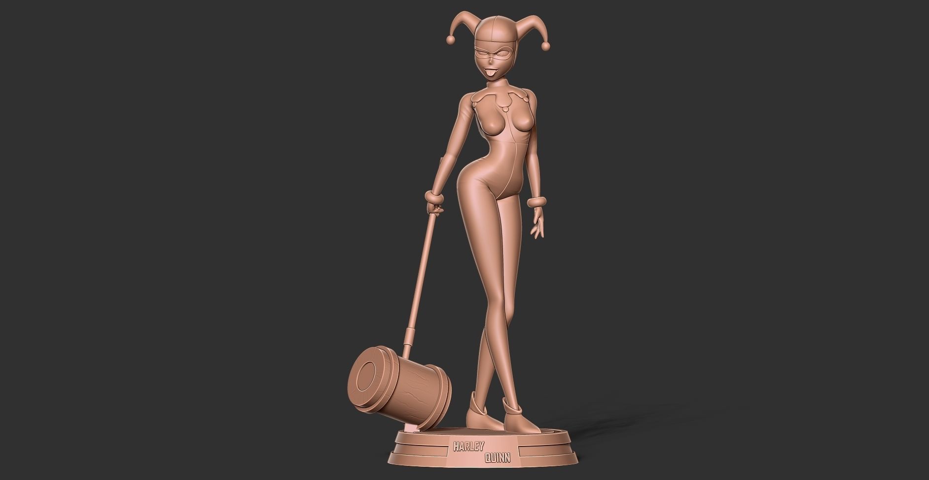 Classic Harley Quinn 3D print model_11