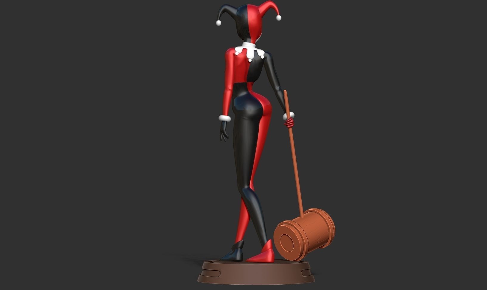 Classic Harley Quinn 3D print model_7