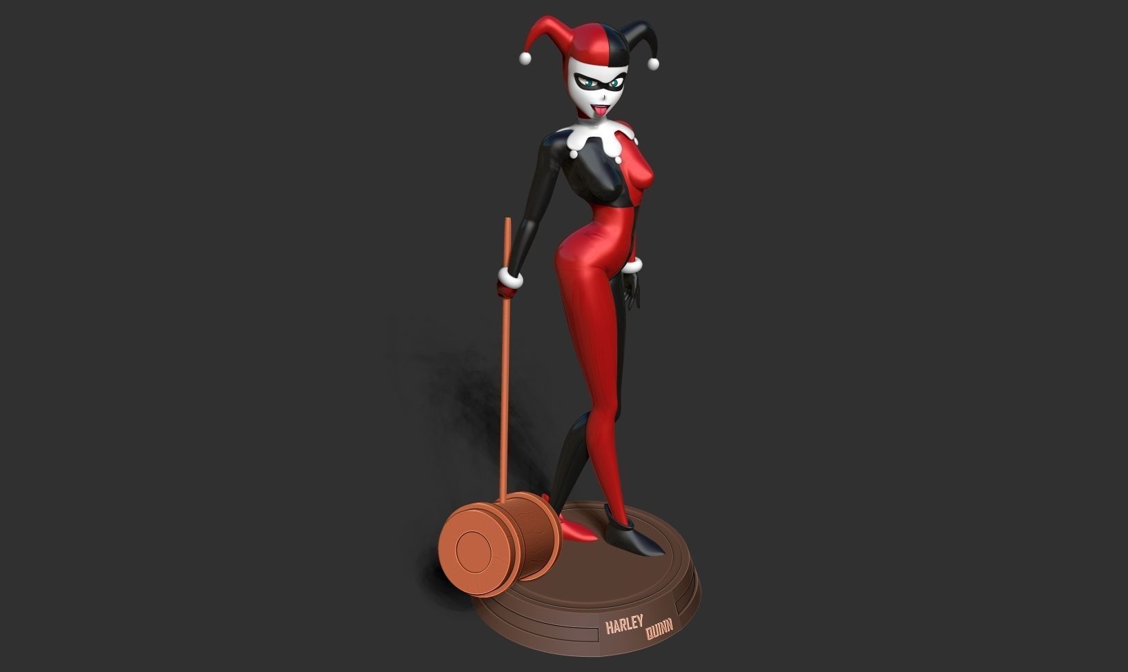 Classic Harley Quinn 3D print model_19