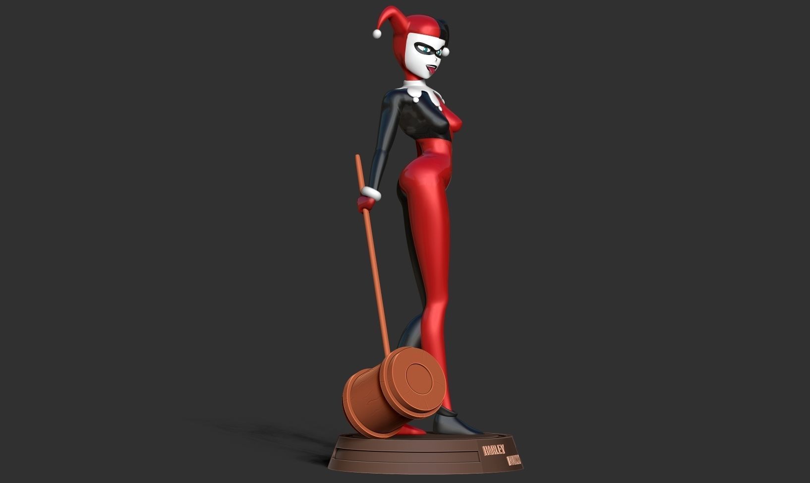 Classic Harley Quinn 3D print model_15