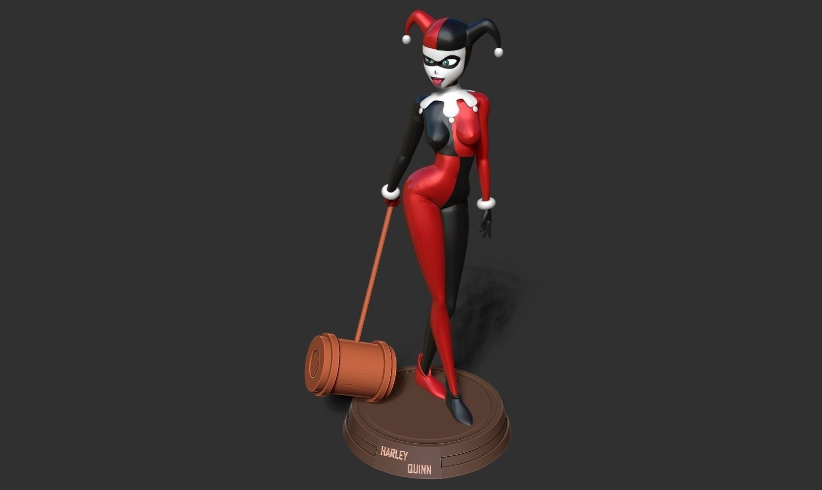 Classic Harley Quinn 3D print model_17