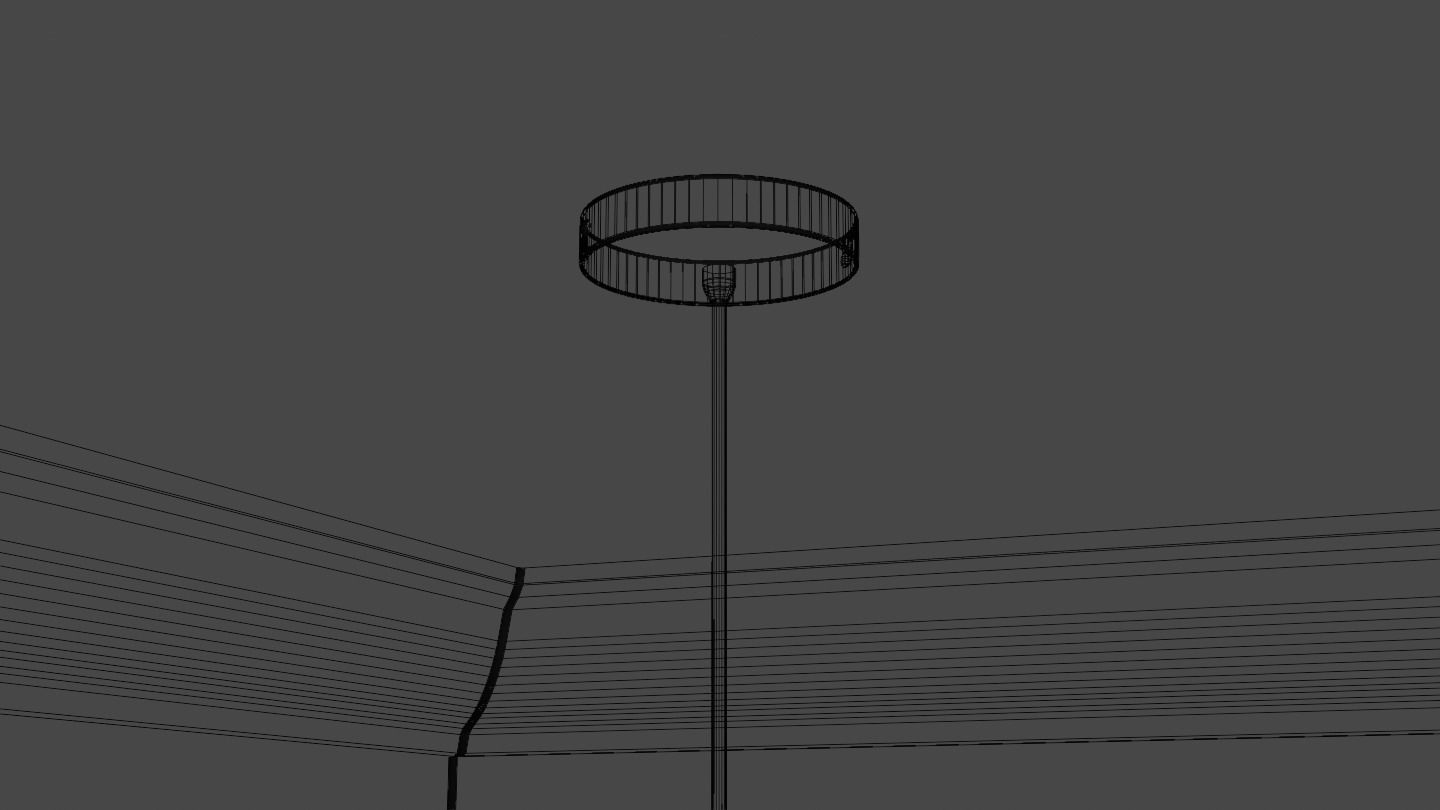 Pendant Ceiling Light P901 Low-poly 3D model_36