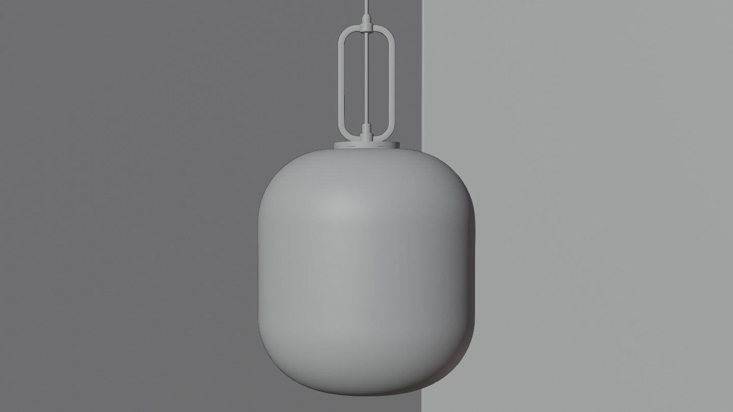 Pendant Ceiling Light P901 Low-poly 3D model_10