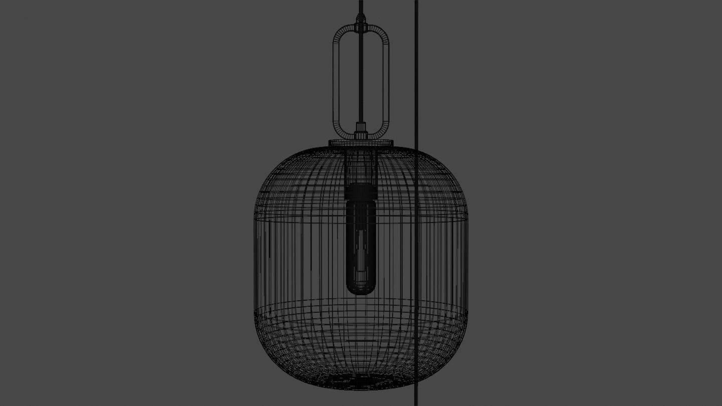 Pendant Ceiling Light P901 Low-poly 3D model_30