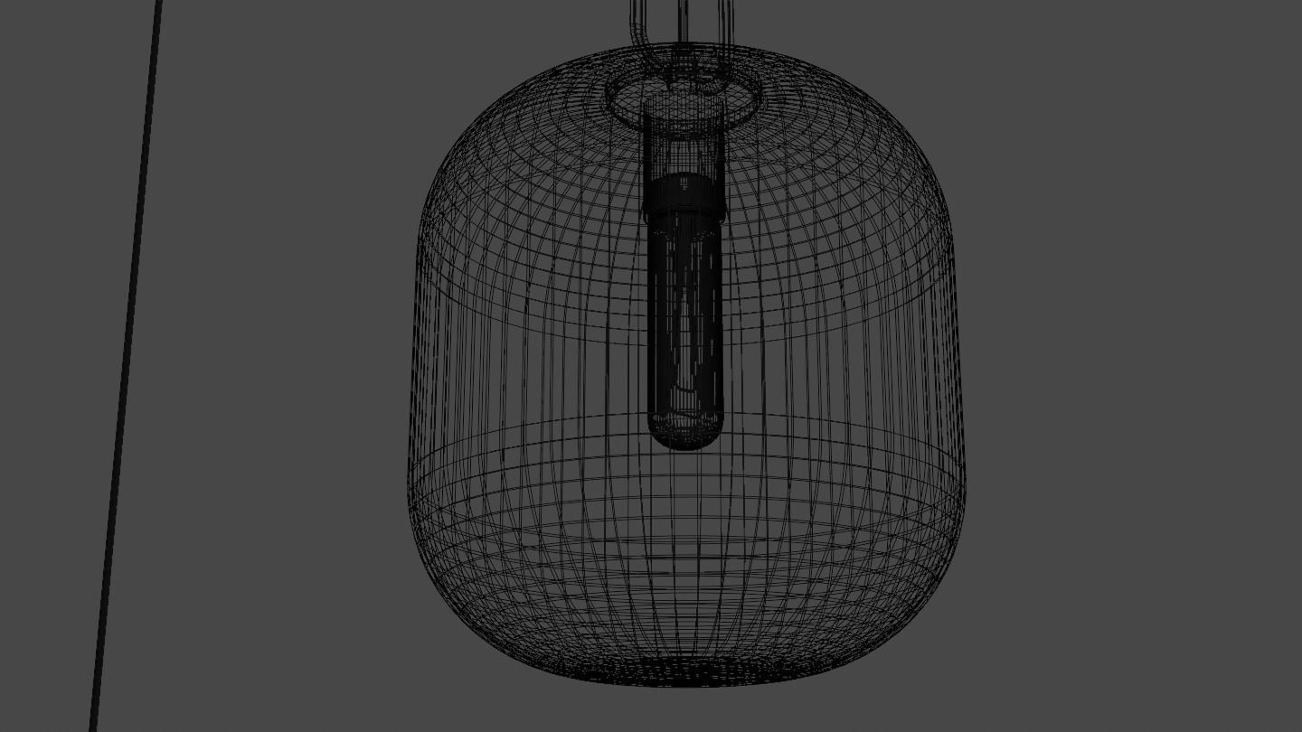 Pendant Ceiling Light P901 Low-poly 3D model_34