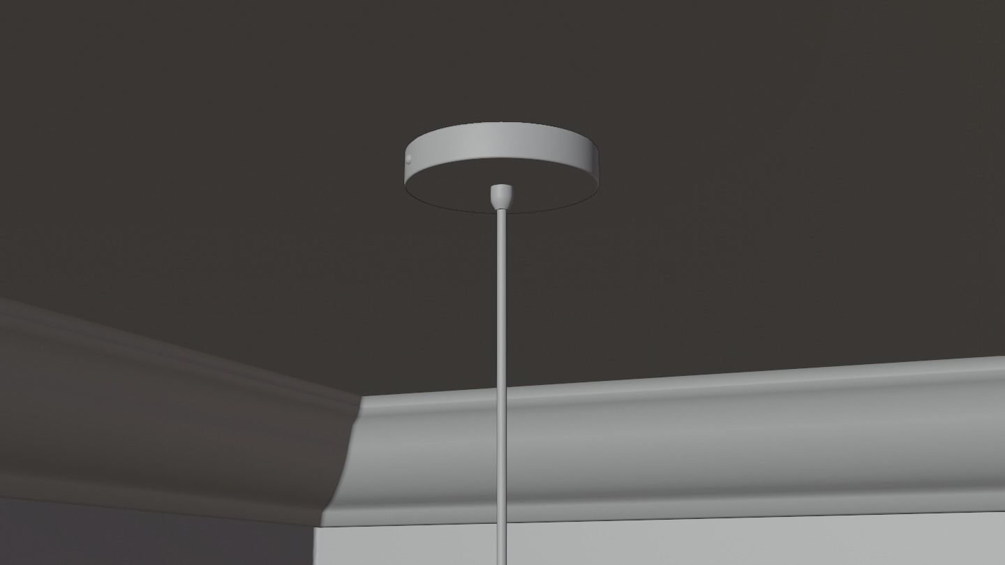 Pendant Ceiling Light P901 Low-poly 3D model_16