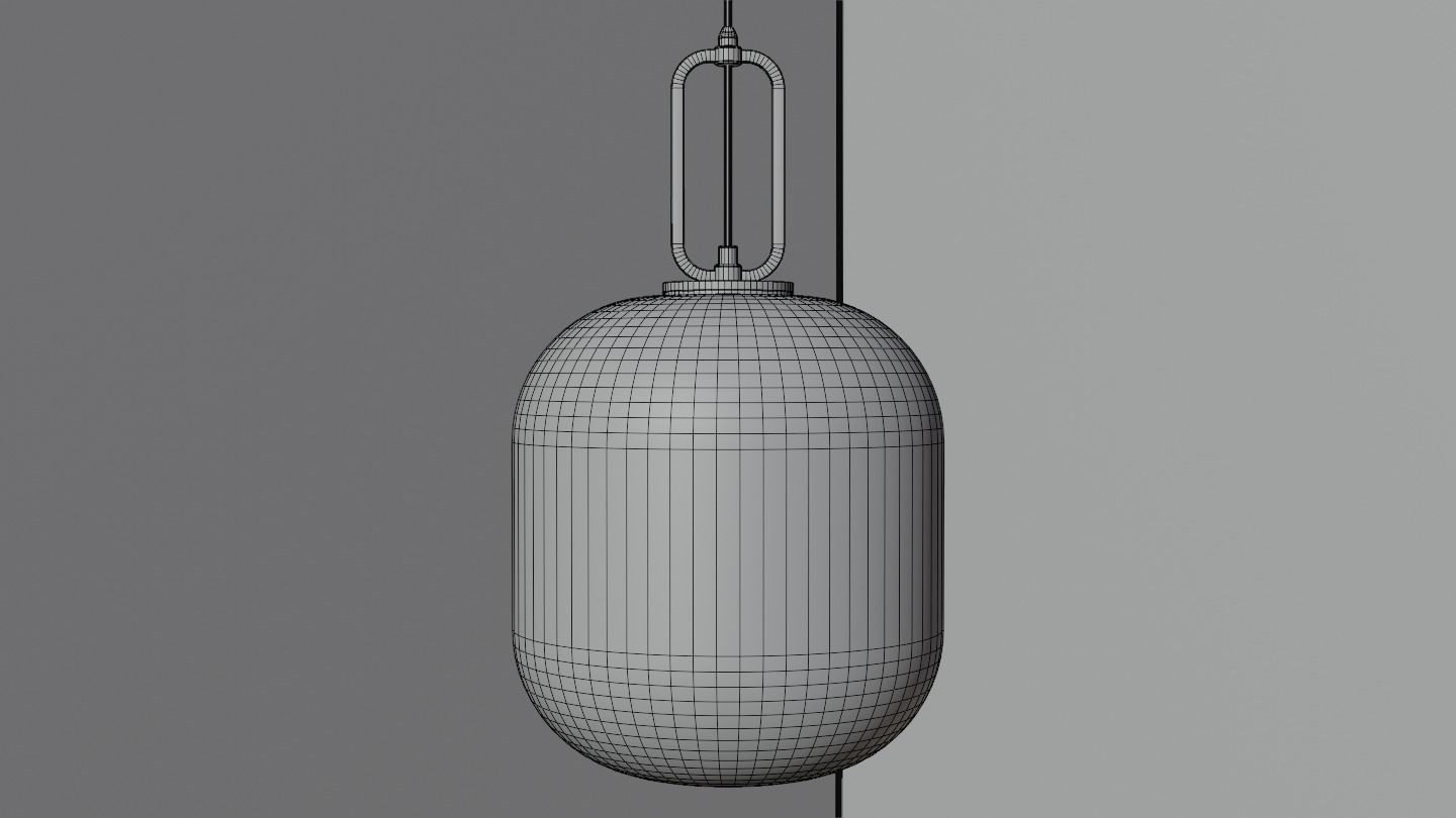 Pendant Ceiling Light P901 Low-poly 3D model_20