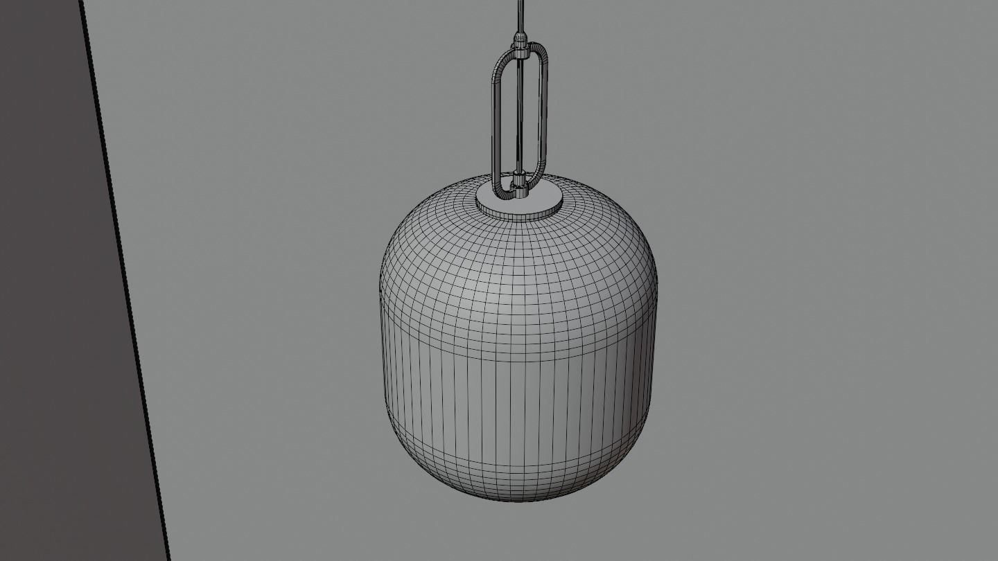 Pendant Ceiling Light P901 Low-poly 3D model_23